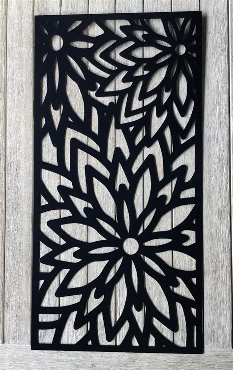 flower panel  custom cutting