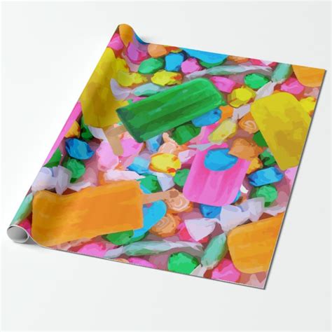 candy wrapping paper zazzlecom