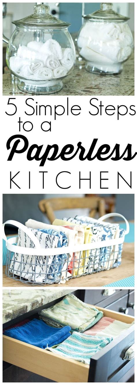 simple tips   paperless   kitchen  decorating ideas