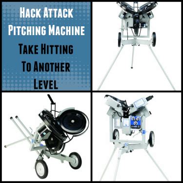 hack attack pitching machine hitting   level