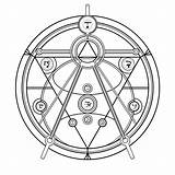 Magic Circle Circles Symbols Do Eye sketch template