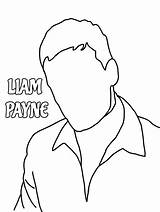 Liam Payne sketch template