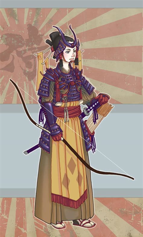 commission female samurai by bethanyroot on deviantart
