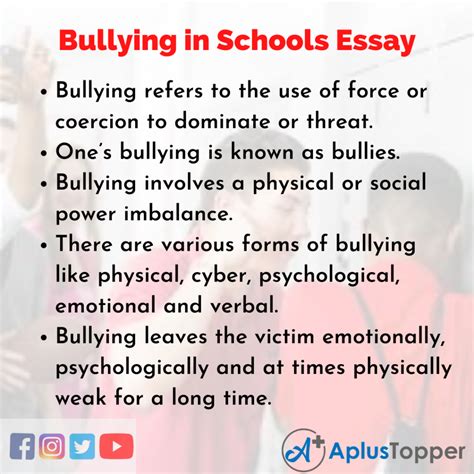 bullying  schools essay essay  bullying  schools  students