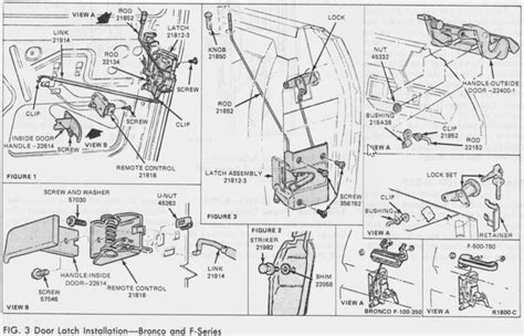 ford  door handle mechanism