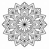 Mandalas Mexicanos sketch template