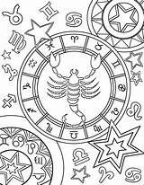 Zodiac Coloring Pages Signs Sign Signos Para Scorpius Pintar Printable Desenhos Colorir Color Ideias Desenho Zodíaco Star Chakras Adultos Bruxas sketch template