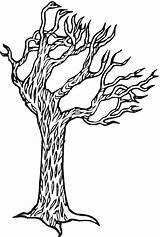 Tree Coloring Pages Leaves Without Drawing Trees Illustration Illustrations Printable Choose Board Pic Getdrawings sketch template