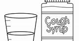 Syrup Cough Coloring Pages Template sketch template