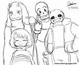 Undertale Frisk Toby Colorier sketch template