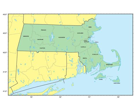 Maps Of Massachusetts Collection Of Maps Of Massachusetts State Usa