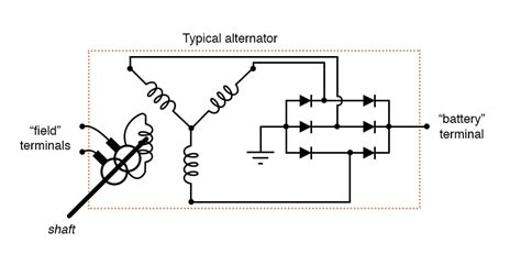 phase alternator wiring diagram wiring diagram