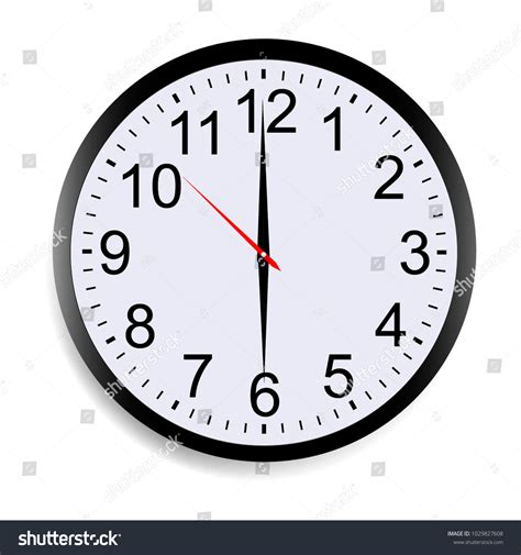clock face showing  oclock