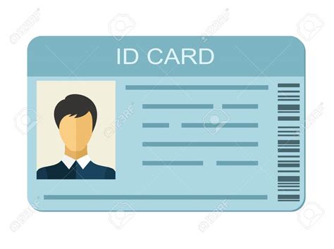 personal identification card template