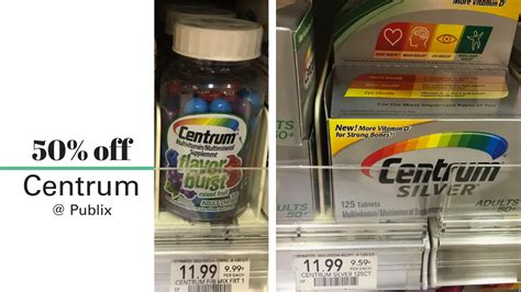 centrum coupon   vitamins  publix southern savers