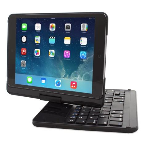 ipad mini    keyboard snugg black wireless bluetooth keyboard case cover lifetime