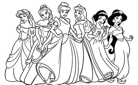 printable coloring pages  disney princesses