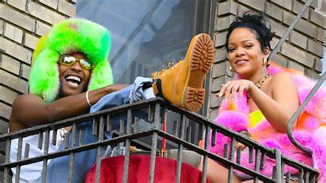 Rihanna Madly In Love With A Ap Rocky As They Film New Music Video