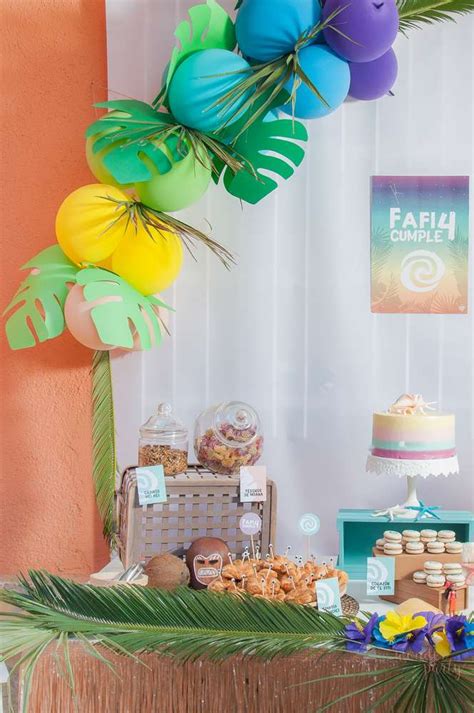 moana tropical birthday party birthday party ideas and themes