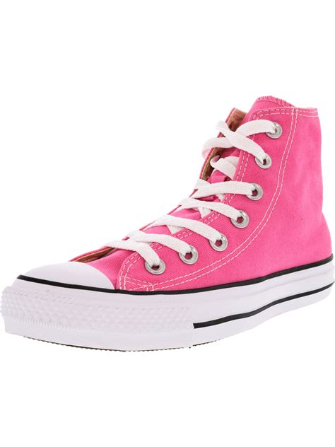 converse converse  star  pink ankle high fashion sneaker