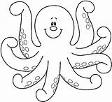 Pulpo Octopus Pulpos Marinos Polvo Acuáticos Applique Peces Guizzino Figuras Picasa Sonia sketch template