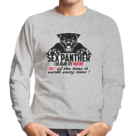 sex panther cologne by odeon anchorman men s sweatshirt