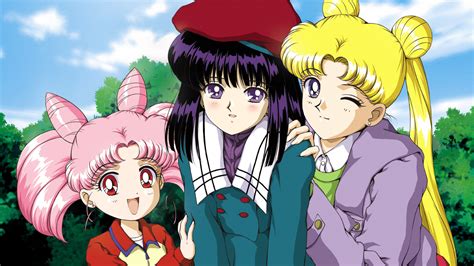 Usagi Chibiusa And Hotaru Sailor Mini Moon Rini Photo