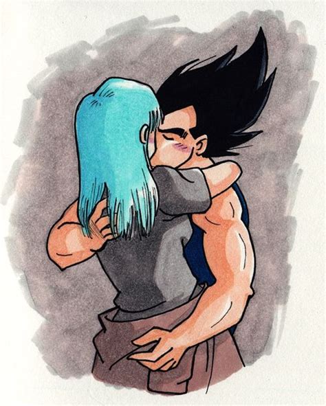 Bv Making Out By Ellensama Anime Dragon Ball Super Vegeta And Bulma