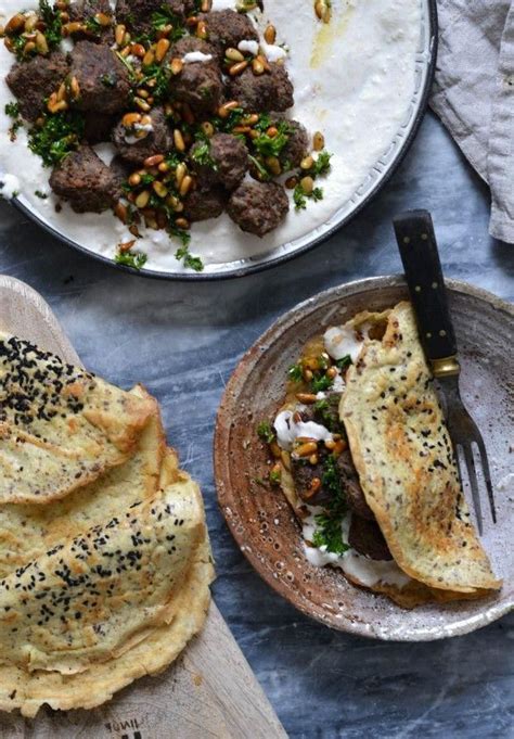 Middel Eastern Meatballs With Creamy Bean Hummus And Grain Free Turkish