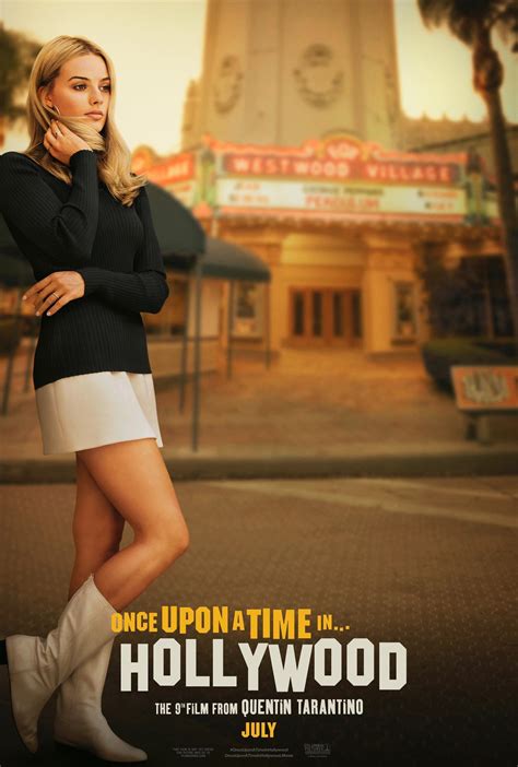 time  hollywood  il turno del poster  margot robbie