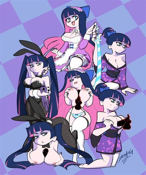 Post 4258689 Panty And Stocking With Garterbelt Stocking Zedrin
