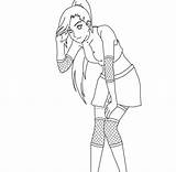 Ino Coloring Pages Yamanaka Lineart Psd Included Deviantart Popular sketch template