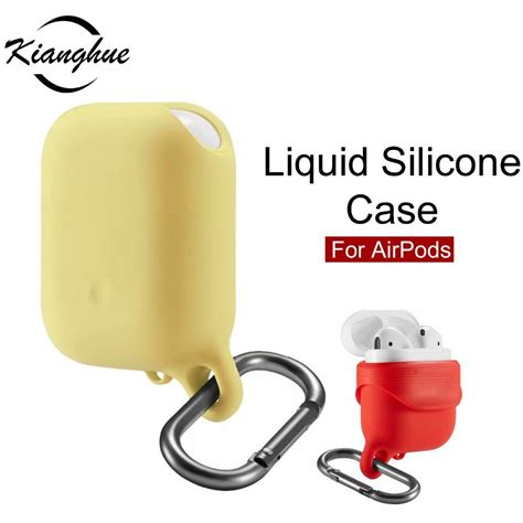 Liquid Silicone Bluetooth Wireless Earphone Case For Airpods Protective