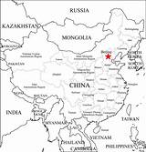 Map China Outline Coloring Provinces Maps Kids Printable Labels Pages Drawing Province Blank Political Mike Detailed Cities Geography Chinese Words sketch template