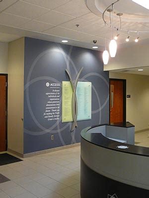 updatable annual donor wall access community center case study