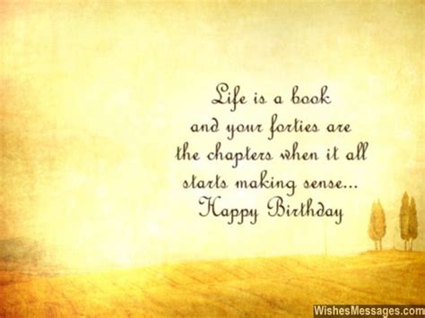 40th Birthday Wishes Quotes And Messages