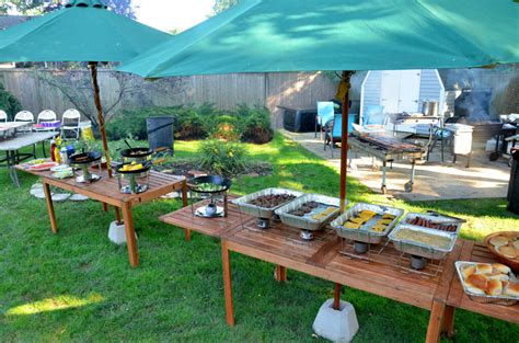 barbecue catering tent rental