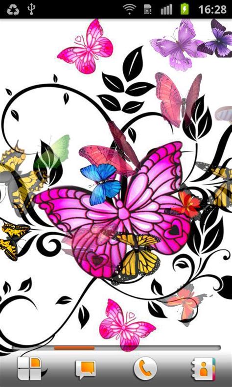 Mariposa Fondo Animado Screenshot