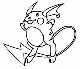 Raichu Pokemon Coloring Pages Pokémon Chibi Drawings Template Malvorlagen sketch template