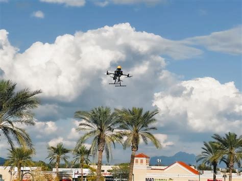 flyby robotics debuts drone delivery  metro phoenix restaurants