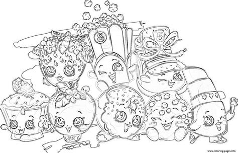 print shopkins   family coloring pages family coloring pages