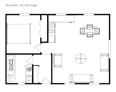 Cottage House Floor Plans Tiny Romantic Cottage House Plan