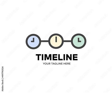 timeline  schedule isolated logo design infographic vector design