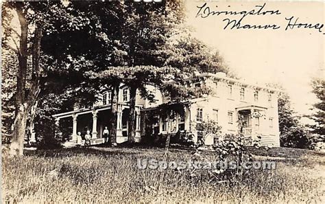 livingston manor house  york ny postcard oldpostcardscom