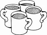 Coffee Mug Library Clipart Cups sketch template