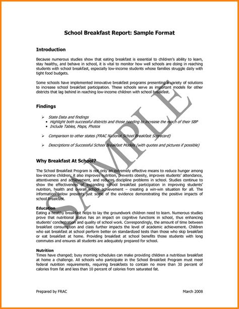 report writing  students examples report writing template report