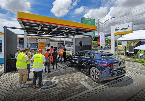 pilipinas shell launches   ev charging station  nbs carbon