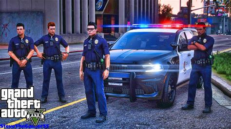 Playing Gta 5 As A Police Officer Gang Unit Patrol🔥🔥 Gta 5 Lspdfr Mod