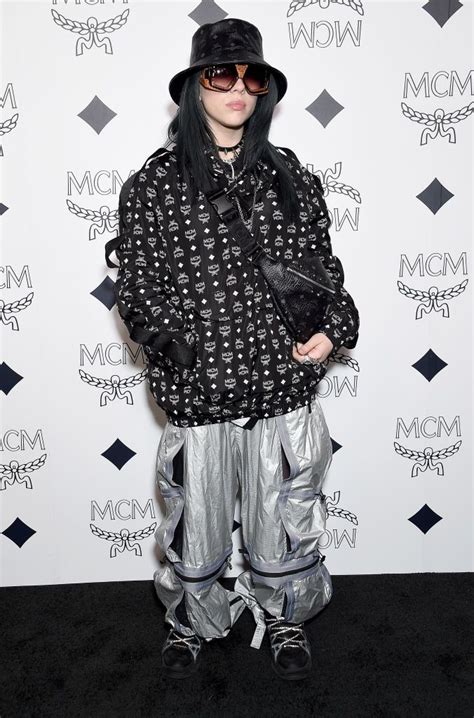 billie eilish attends mcm global flagship store grand opening  billie eilish outfits