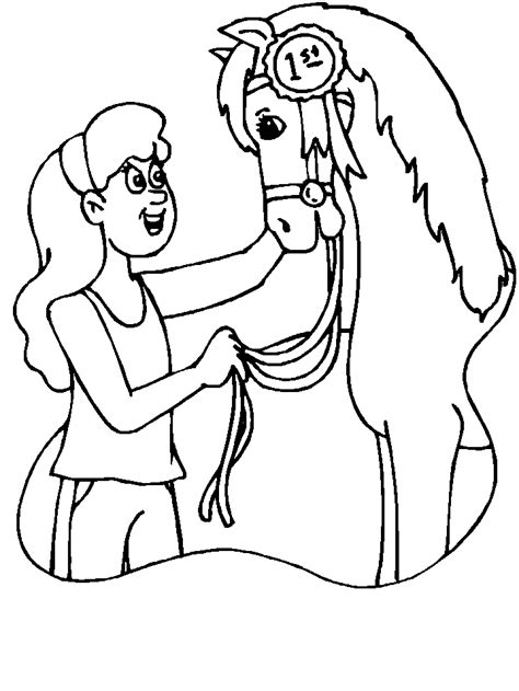 coloring page horse animal coloring pages